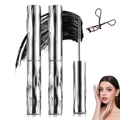 Coffret mascara Ultimate Length & Curl, mascara recourbant for des cils visiblement rehaussés, longue tenue, anti-bavures (recourbe-cils inclus)(2 pcs)