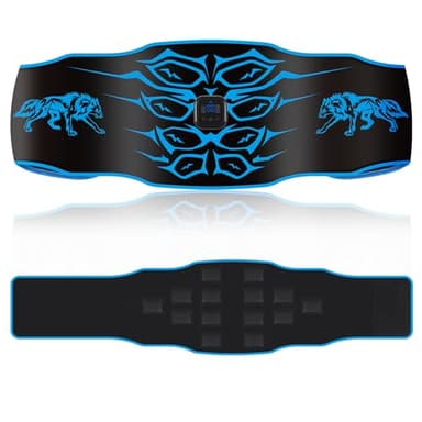 Stimulateur Musculaire Electrique – Ceinture Abdominale Electrostimulation lavable , 8 modes, 30 niveaux, appareil de fitness portable rechargeable, Convient pour la maison, le bureau , Homme Femme