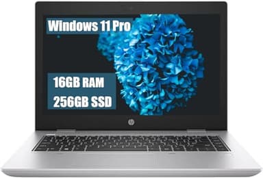 HP ProBook 640 G5 Ordinateur portable professionnel 14" FHD (1920 x 1080), Intel Core i5-8265U, 16 Go de RAM, SSD 256 Go, clavier QWERTY américain, Windows 11 Pro (reconditionné)