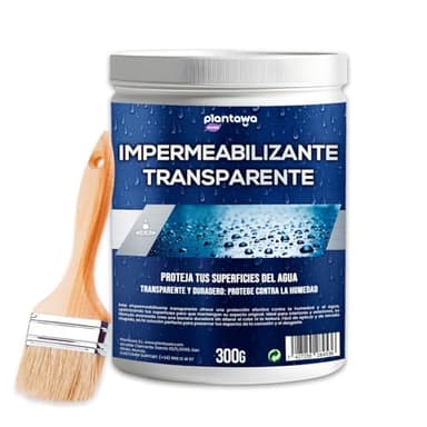 Plantawa etancheite toiture 300g | Format du gel | Produit hydrofuge invisible, génère un film protecteur, résistant à l'eau et à l'humidité, agent anti fuite imperméable, resine etanche exterieur