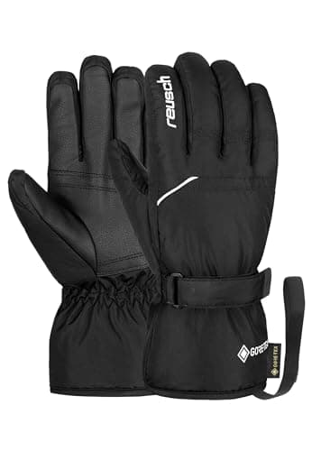 Reusch Sven Gore-Tex Gants Chauds imperméables et Respirants pour Adulte Noir/Blanc 7,5 cm