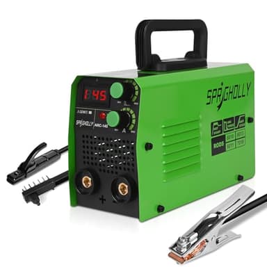 Mini Poste a Souder Inverter 145A IGBT, Poste à Souder ARC Lift TIG, Pince de Terre de Haute Qualité et Affichage LED, Hot-Start & Anti-Stick, Modèle ARC145