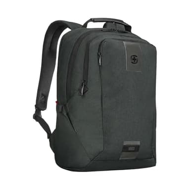 WENGER MX ECO Professional Sac à Dos pour Ordinateur Portable 16 Pouces avec Poche pour Tablette Tactile 10 Pouces, 20 l, Femmes Hommes, Bureau Voyages d’Affaires Uni, Noir, 612261