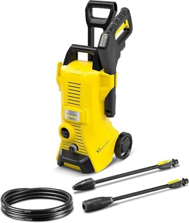 Kärcher Nettoyeur Haute Pression K 3 Power Control, Pression : max. 120 bar, Débit : 380 l/h, Surface : 25 m²/h, Filtre à Eau, Poids : 4,4 kg, Pistolet et Flexible Haute Pression, Rotabuse, Lance