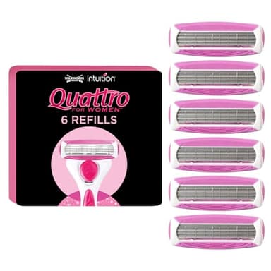 Wilkinson Sword lames de rasoir Wilkinson Sword Quattro pour Femmes - Pack de 6