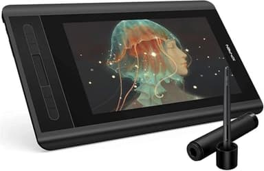 XP-PEN Artist 12 Moniteur Graphique Drawing Pen Tablette Pen Display 1920 X 1080 HD IPS avec Touch Bar Dessin Stylo P06 avec Gomme pour Enseignement à Distance Bureau à Domicile (Artist 12)