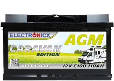 Electronicx Caravan Edition Batterie AGM 12V (110AH)
