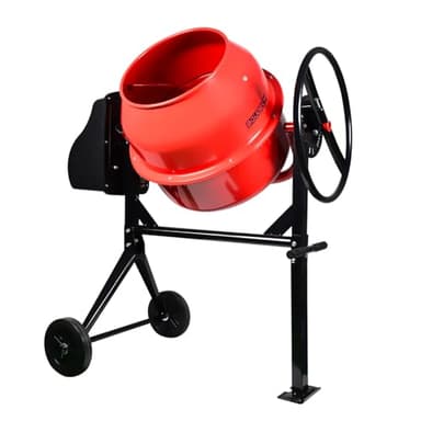 BOUDECH - Bétonnière électrique professionnelle 180 - Beton 180 - Impastatrice pour ciment/malta/béton, 180 L, 800 W.