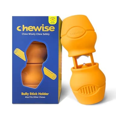 PetClan Chewise Support de bâton de Bully pour Chiens, Dispositif Robuste et sécurisé, sans BPA, prévient l’étouffement, Compatible avec Divers bâtonnets et Tailles de Chiens