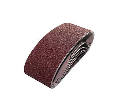 K 80 Lot de 10 bandes abrasives pour ponceuse à bande 75 x 533 mm
