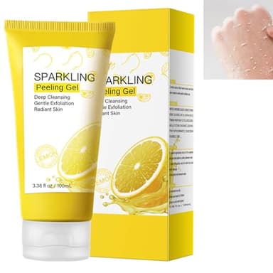 Gel Blanchiment Exfoliant,Blanchissante Crème Exfoliant Gel,Gommage Au Gel Exfoliant,Skin Whitening Exfoliating Gel,Gommage Visage Femme,Gel Gommage Hydratant,Gel Peeling Exfoliant Éclaircissant,1pc
