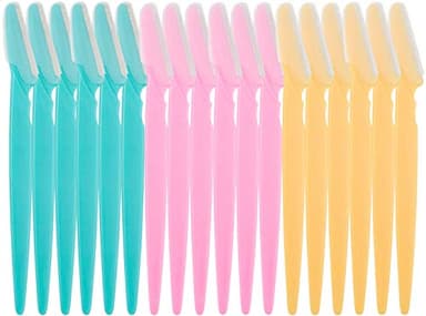 18 Pièces Rasoirs de Sourcils Eyebrow Razors Shavers pour le visage et le visage Dermaplaning Exfoliant pour Femmes et Hommes