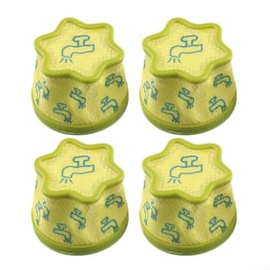 Glewi Lot de 4 pré-filtres de rechange pour aspirateur sans fil LG CordZero A9, design lavable, accessoires pour aspirateur
