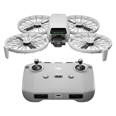 DJI Flip, Drone Caméra 4K UHD pour adultes, < 249 g, Stabilisation de la Nacelle à 3 axes, Transmission vidéo sur 13 km, Décollage palmaire, Retour automatique, Temps de vol de 31 min, Vol intelligent