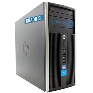 Ordinateur de bureau HP 6200 Pro MT Windows 11 Pro - Core i3 Clock 3,10 GHz - 16 Go RAM SSD 240 Go | Interface serie RS232 COM MCN DVD VGA DisplayPort Ordinateur fixe reconditionne