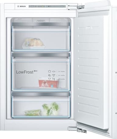 Bosch GIV21AFE0, Série 6, Petit congélateur, Encastrable, 88 x 56 cm, 96 L