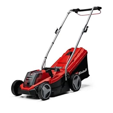 Einhell Tondeuse à Gazon sans Fil GE-CM 18/33 Li-Solo Power X-Change (18 V, 200 m², 33 cm, 30 L, réglage de la Hauteur de Coupe en 5 étapes) Livré sans Batterie ni Chargeur