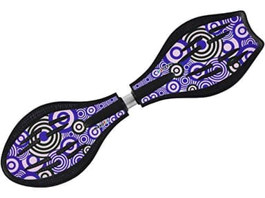 MAXOfit® Waveboard Pro Close « Lea », Charge Max.110 kg, Roues Lumineuses et Sac Inclus certifié TÜV/GS - 81cm x 23cm x 11cm