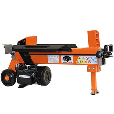 Fendeuse de bûches électrique puissante de 7 tonnes Duocut Lame Banc de travail et garde FM10D-7-TC