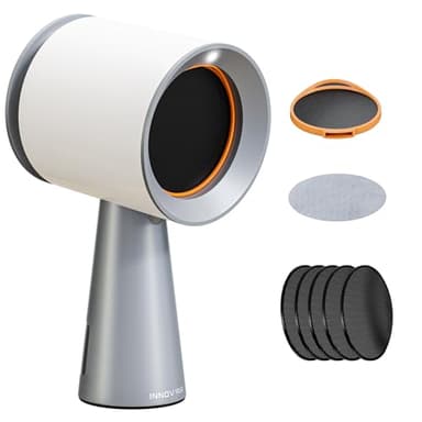 INNOV'AIR Hotte de Cuisine Aspirante 180m³/h Portable, 3 Vitesse Silencieuse avec Filtres a Charbon, Mini Hotte Portable Pour Cuisine sans Évacuation et Extérieur