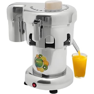 PioMue Extracteur de jus Professionnel, centrifugeuse en Acier Inoxydable 370 W pour Fruits et légumes, qualité Industrielle.