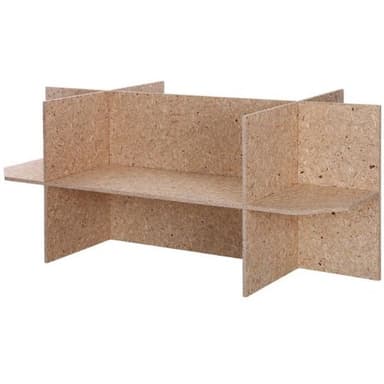 Repiterra Table Plateau en Bois pour des Terrariums, Facile à Monter, Meuble bas 120 x 60 x 50