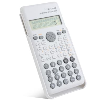 Calculatrice Scientifique Fonctions Compatible avec Les Programmes du Collège Lycée et Universit Idéal pour Le Bureau et Les Études (Blanc)