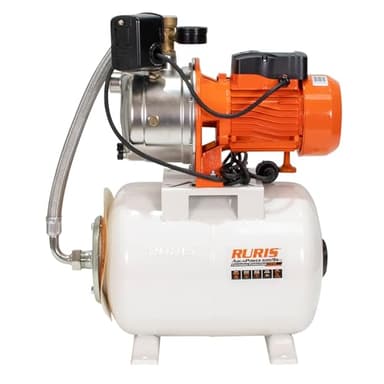 RURIS POWER FOR NATURE Surpresseur aquapower 8009S 1100W, reservoir 50l, profondeur max 25m avec ejecteur, hauteur max 55m