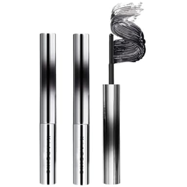 YOFDAL 2025 Nouveau 2pcs Mascara Volume Metallique, allongeant et revitalisant, mascara recourbant 3D, mascara pour femmes matures, waterproof et longue tenue