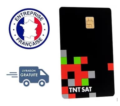TNTSAT Carte Officielle Neuve - Décodeur Récepteur Satellite Astra 19.2 - Durée 4 Ans