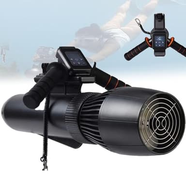 AiODiO Scooter sous-Marin Portable, Scooter sous-Marin électrique, Moteur sans balais, Scooter sous-Marin de plongée Libre de 40 m, pour Kayaks, Bateaux gonflables et Paddles 16000mAh