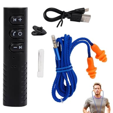 Écouteurs sans fil - Écouteurs de travail, petits écouteurs intra-auriculaires | Écouteurs de sécurité dans les écouteurs, écouteurs de boucle d'oreille Réduction pour le sport, l'entraînement