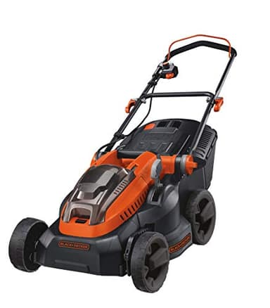BLACK+DECKER Tondeuse 38 cm sans Fil, Tondeuse à Gazon Electrique 36V avec 1 Batterie 36V 2 Ah, 6 hauteurs réglables 20, 30, 40, 50, 60 et 70 mm, Chargeur 1h30, Légère, CLM3820L1-QW Noir