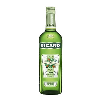 RICARD Pastis de Marseille Bio Amande Apéritif anisé - 45%, 70cl