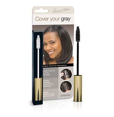 Cover your gray Mascara de retouche pour couvrir instantanément les cheveux blancs « Irene Gari » (Noir de jais) 7,1 g