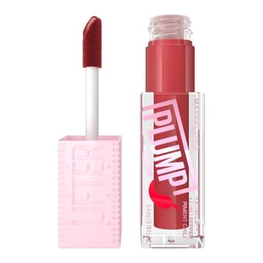 Maybelline New York - Gloss à Lèvres Effet Repulpant Immédiat & Volume XXL - Enrichi en Piment - Lifter Plump - Teinte Hot Chili - 5,4 ml