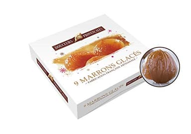 MARRONS GLACES Coffret de 9 , NUS 160gr