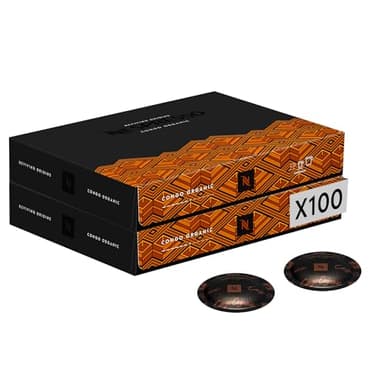 Nespresso Professionnel - Assortiment Terroir rare - Congo Organic - 100 capsules (2 boîtes de 50) - Adapté aux professionnels