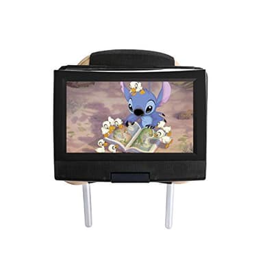 Hikig Support Voiture Appui-tête Housse de Protection pour 11,5 '' Lecteur DVD Portable 9.5" écran Orientable - Noir