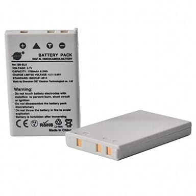 DSTE Batterie de Remplacement en 2 pièces en-EL5 Batterie Compatible pour Nikon Coolpix P100 P500 P510 P520 P530 P5000 P5100 P6000 Coolpix S10