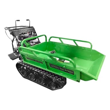 Grünwelt GW-B750BH Mini dumper à chenilles (diesel, démarreur électrique et plate-forme) Mini dumper 750 kg 6 CV Mini Transporter