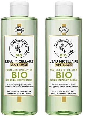 La Provençale Bio Micellaire Anti-Age Visage/Yeux Certifié Bio Huile d'Olive Bio AOC Provence Fabriqué en France pour Tous Types de Peaux 400 ml D3636601 (Lot de 2)