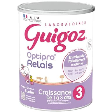 Guigoz Optipro Relais 3ème âge Croissance Lait Bébé - 800g