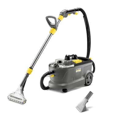 Kärcher appareil d'injection-extraction Puzzi 10/1 Edition, réservoir d'eau propre : 10 l, performance de surface : 20-25 m²/h, poids : 10,5 kg, suceur fauteuils, buse de fentes, buse sol