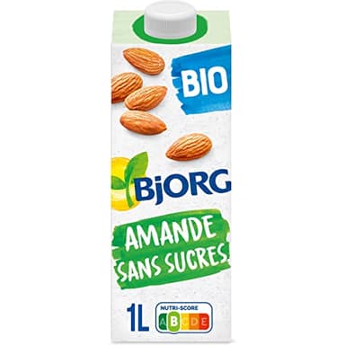Lot de 6 unités *** BJORG Lait d'amande calcium bio sans sucres 1l*** soit un format carton de 6 unités ***