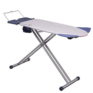 Mabel Home Extra Large Table à Repasser Pro avec la système d'aile d'épaule Pliable, 8 fonctionnalité, Housse supplémentaire Gris