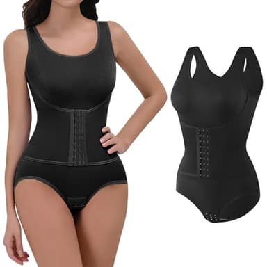 Chanpning Body Gainant Femme Ventre Plat Dos Nu Sculptant Amincissante Combinaison Minceur Shapewear Invisible Corset Body Shaper sans Couture Bodysuit