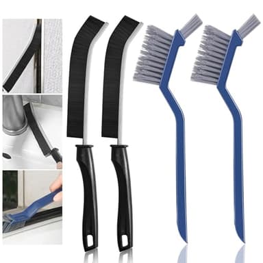4 Pièces Brosse Nettoyage, Multifonctionnelle Joint Nettoyage Salle de Bain, Carrelage pour Maison, Toilettes, Salle de Bain, Cuisine