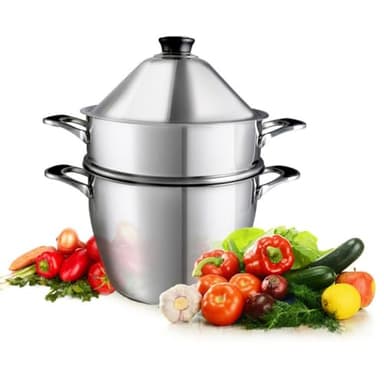 Vapok Cuit Vapeur Douce Inox 18/10, Gris