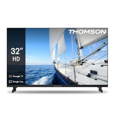 THOMSON 32 Pouces (81cm) Google TV HD Triple Tuner Contrôle Vocale Smart TV - 32HG2S14-2024